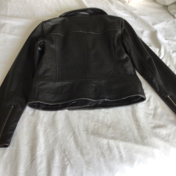 ALLSAINTS black leather jacket - Picture 4 of 6